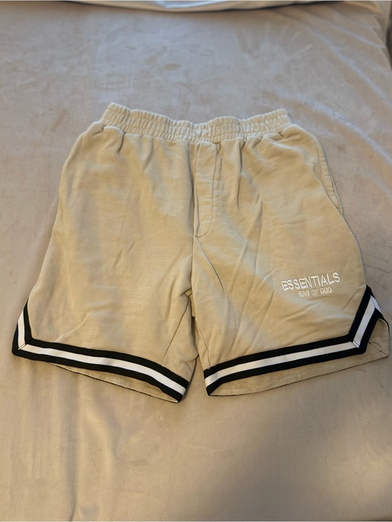 Fear of God Other - Fear of God Essentials FOG Basketball Shorts Oatmeal Tan Men’s XXL